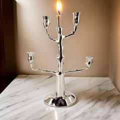 Tree Candle Holder - Copper Aluminum