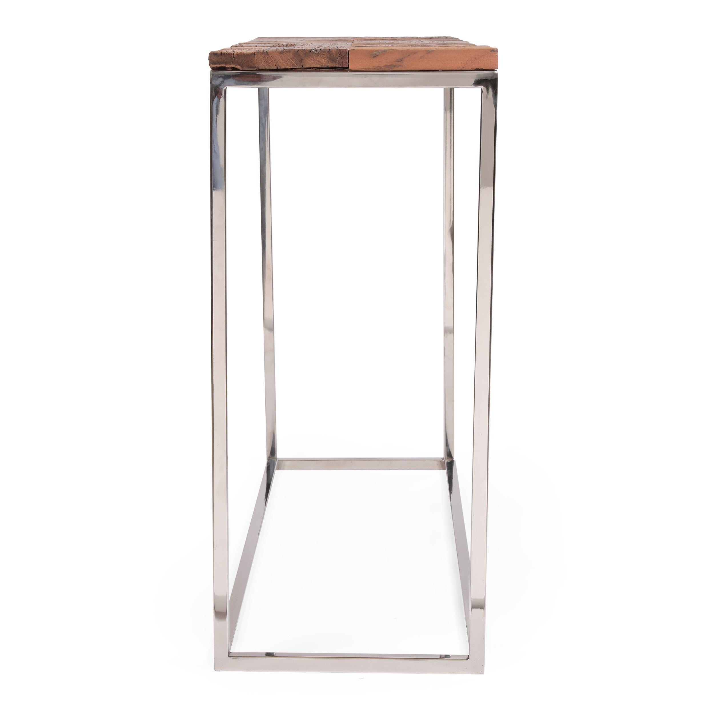 Natural Wood Color Handcrafted Console