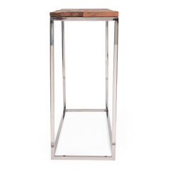 Natural Wood Color Handcrafted Console