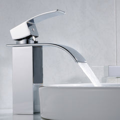 Contemporary Chrome Bathroom Faucet