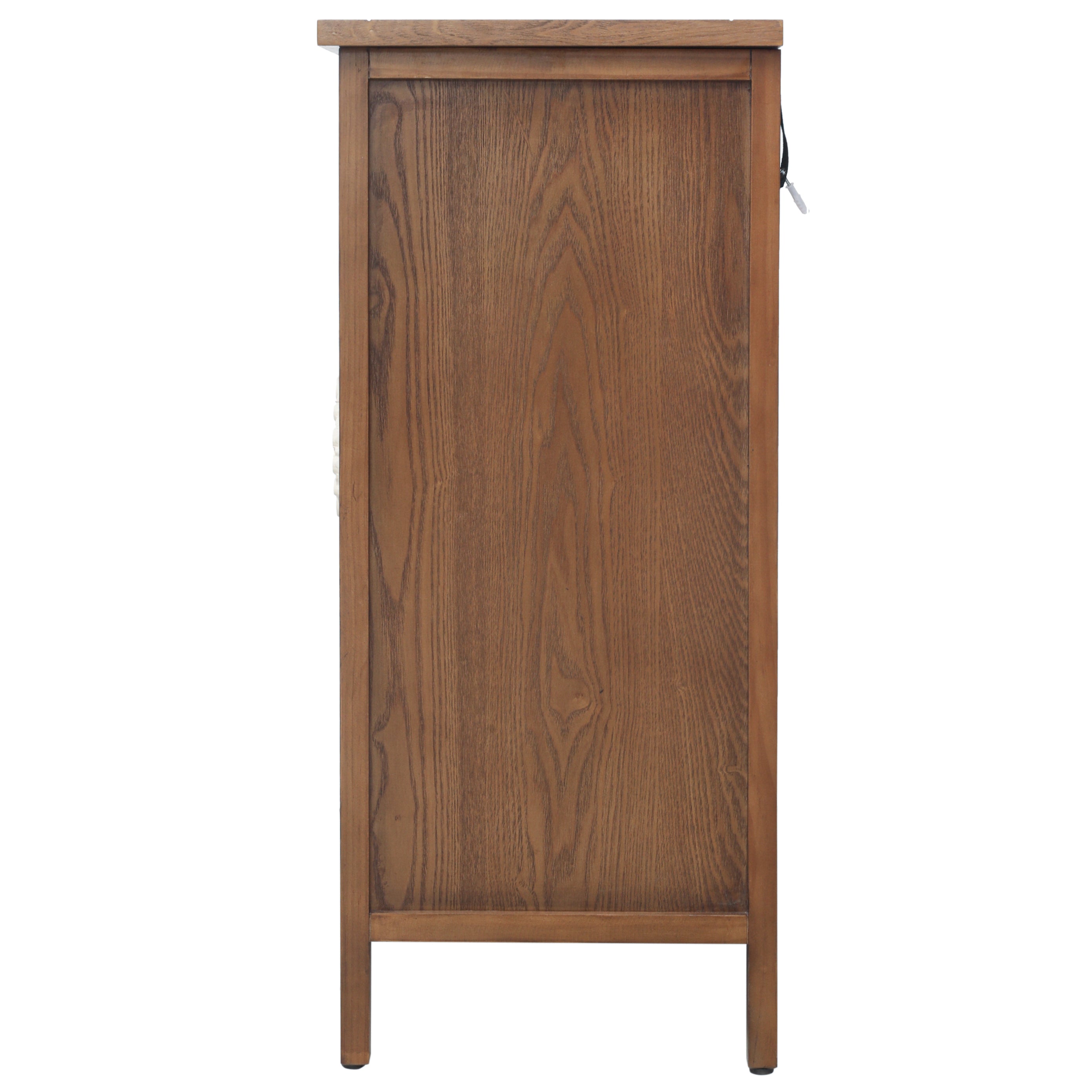 Antique Style 2 Door Cabinet - Walnut