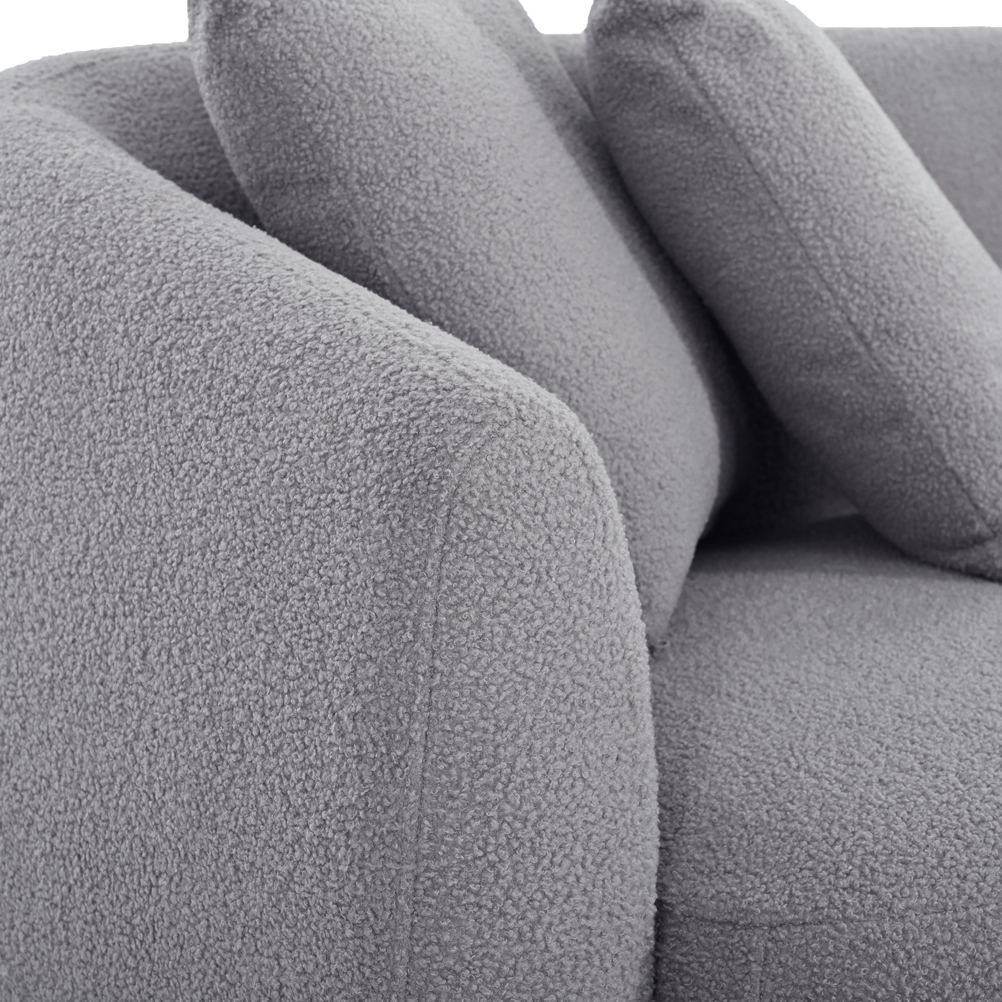 Modern Sofa Set - Grey