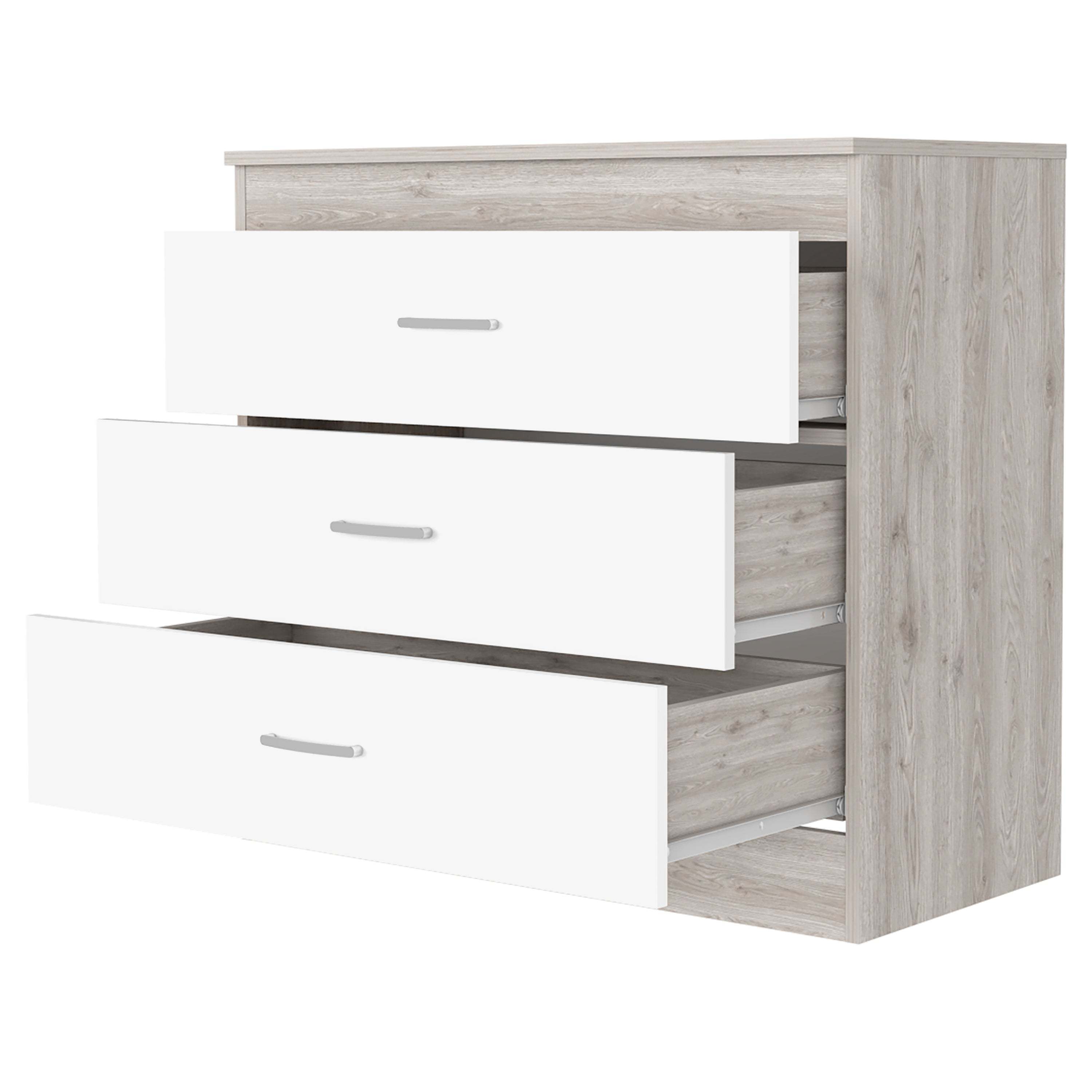 Cambridge Three Drawers Dresser Wengue - Wood