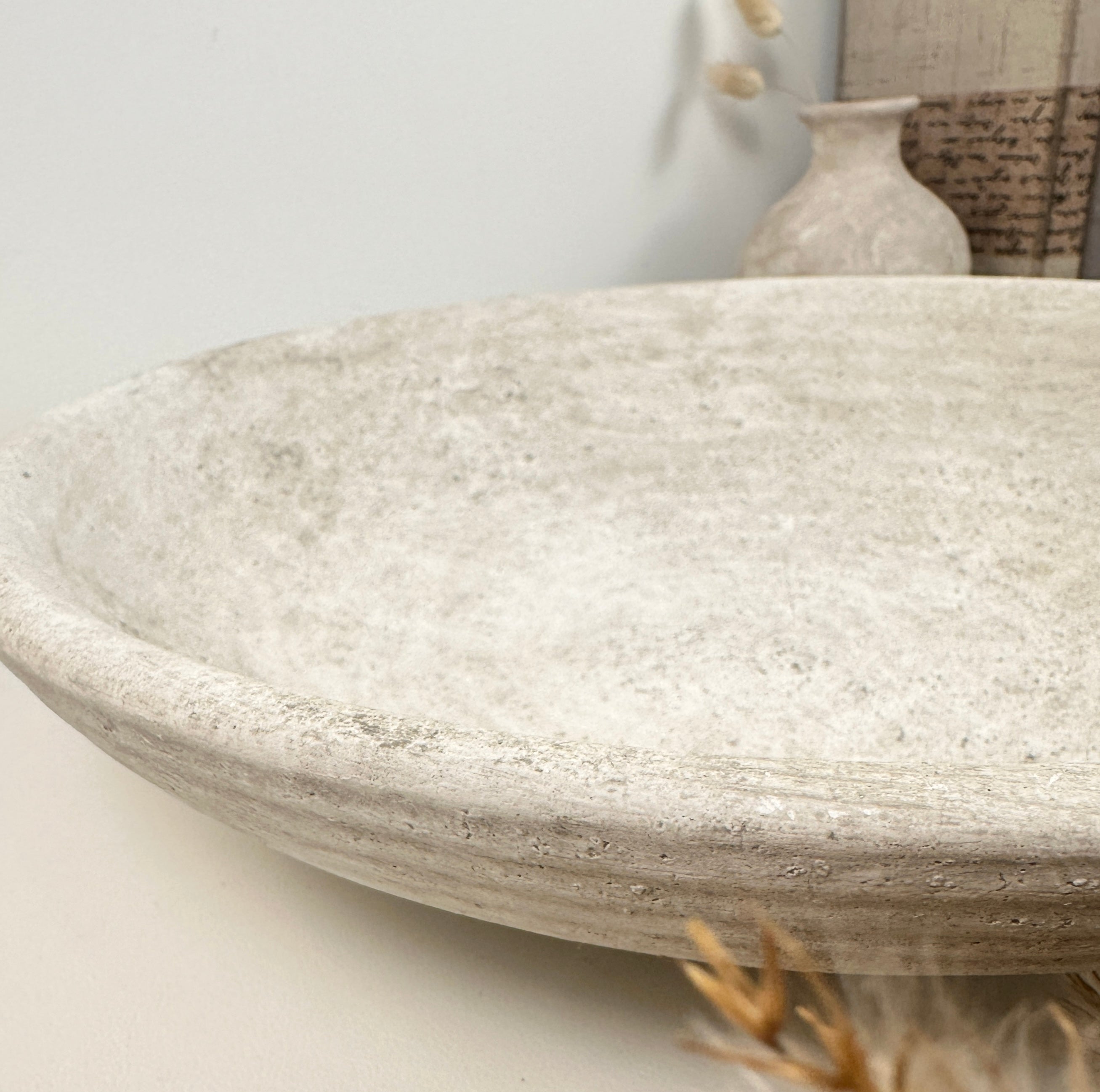 Organic Stone Decorative Tray 12x12x3’’