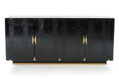 Modern Black & Rosegold Buffet