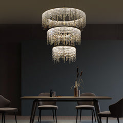 Luxury Modern Pendant Light Crystal Chandelier