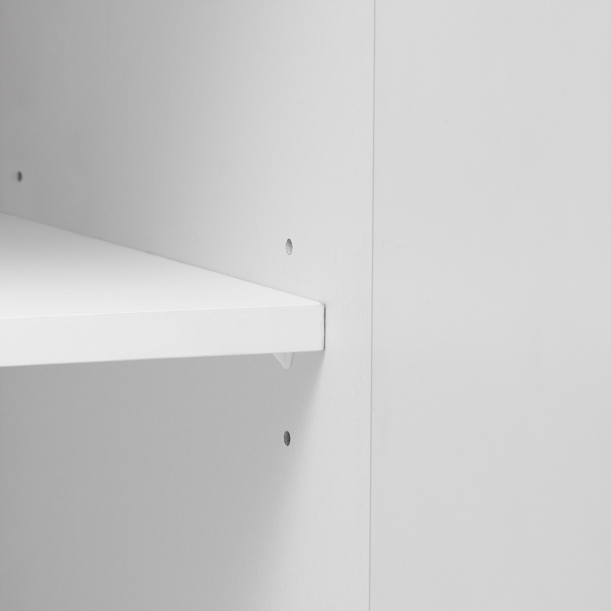 Accent Cabinet with Solid Wood Veneer and Metal Leg Frame for Living Room, Entryway, Dining Room - White