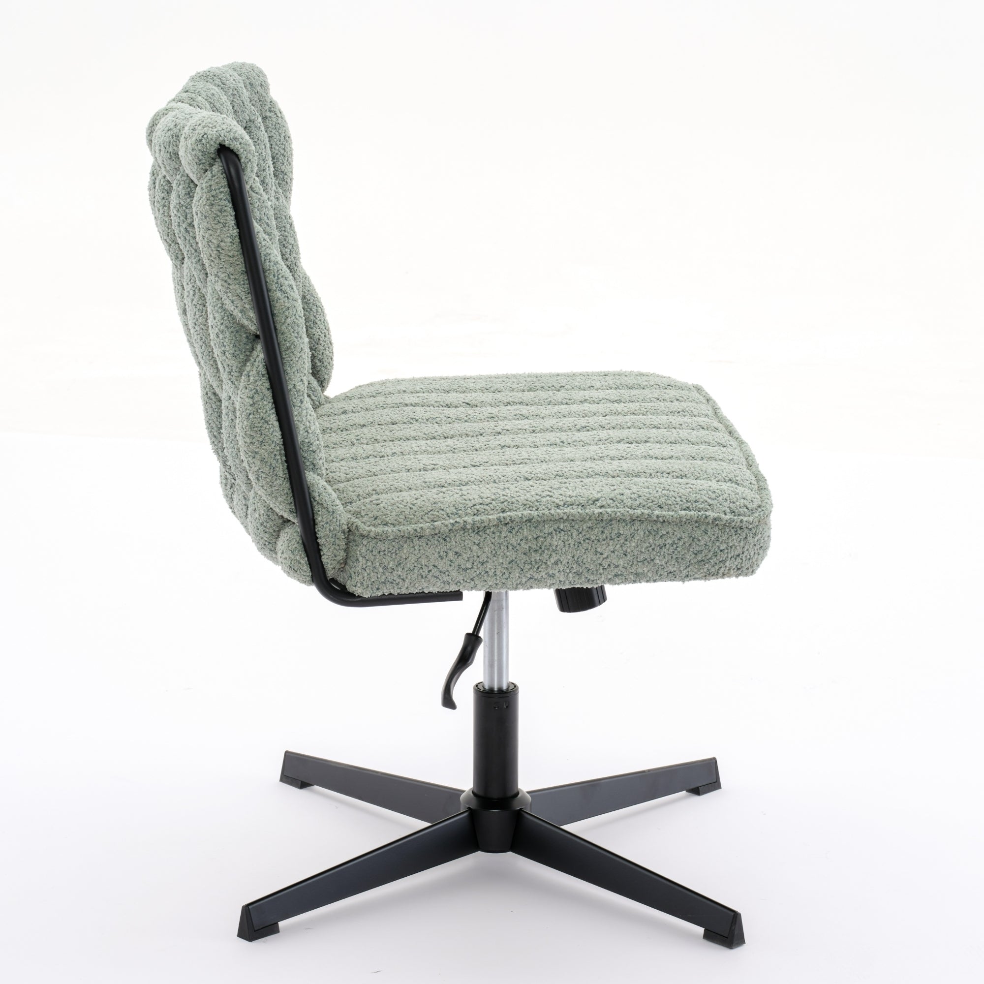 Armless Office Desk Chair No Wheels - Green