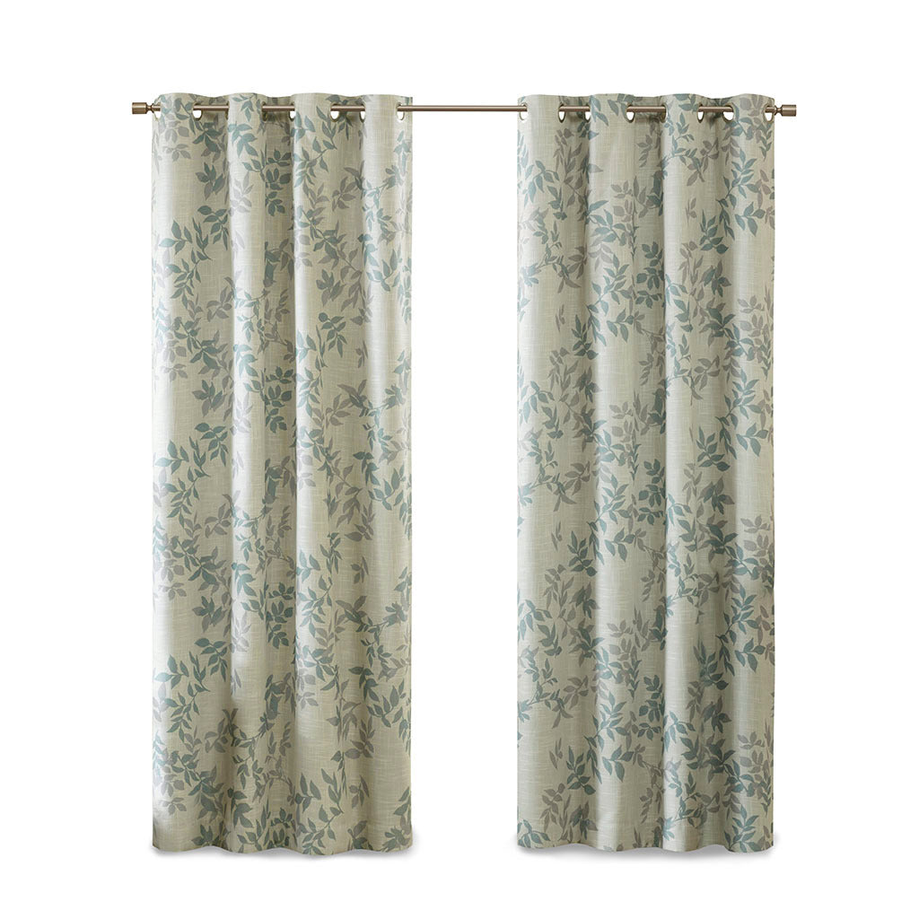 50x95"  Printed Botanical Blackout Curtain Panel (1 panel only)