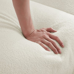 A Lovable Sofa with 2 Pillows and Metal Feet - Beige