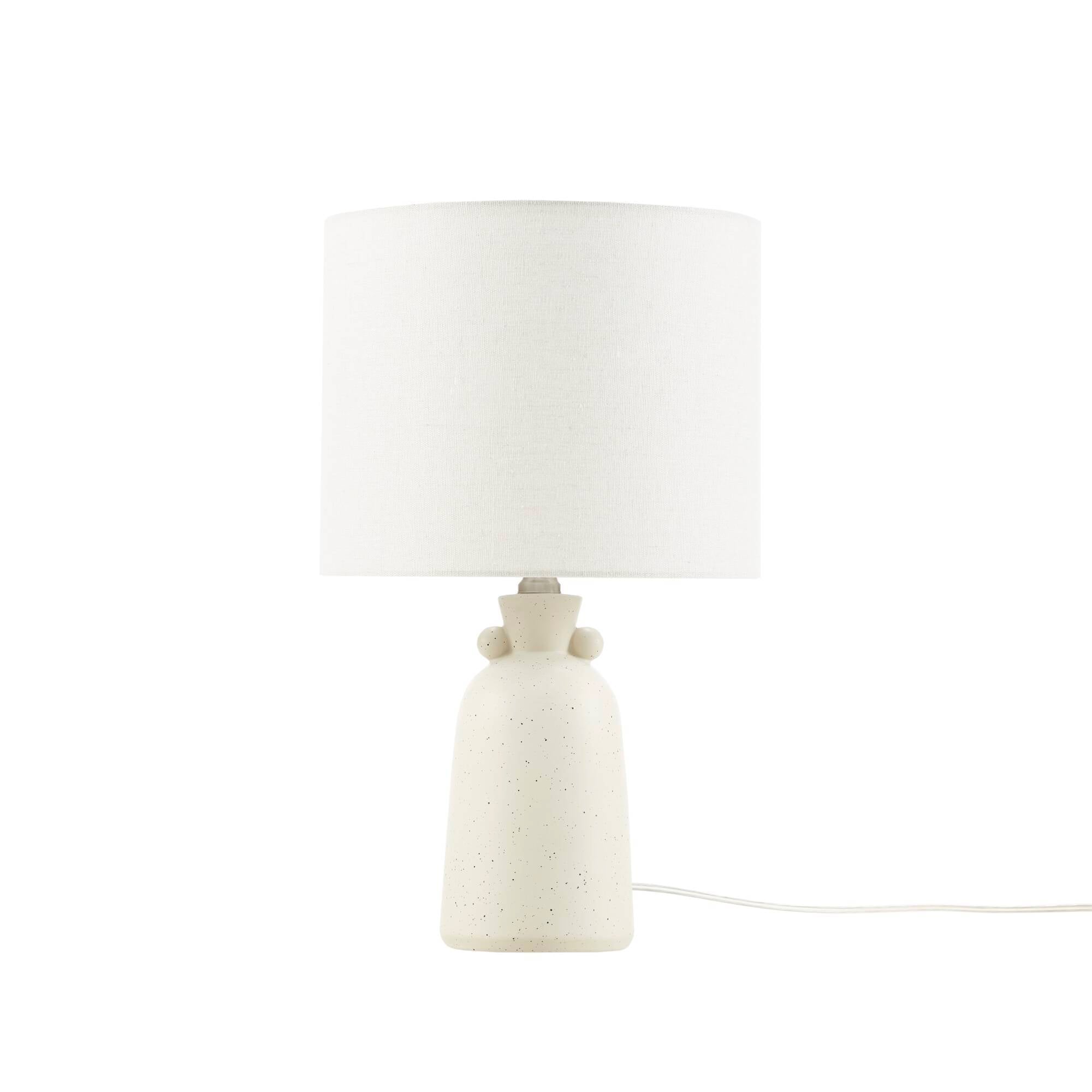 16" Ceramic Table Lamp - Cream