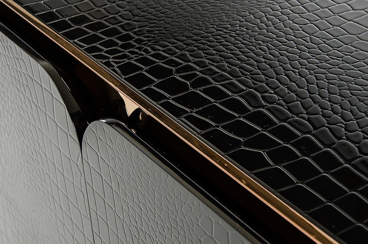 Modern Black & Rosegold Buffet