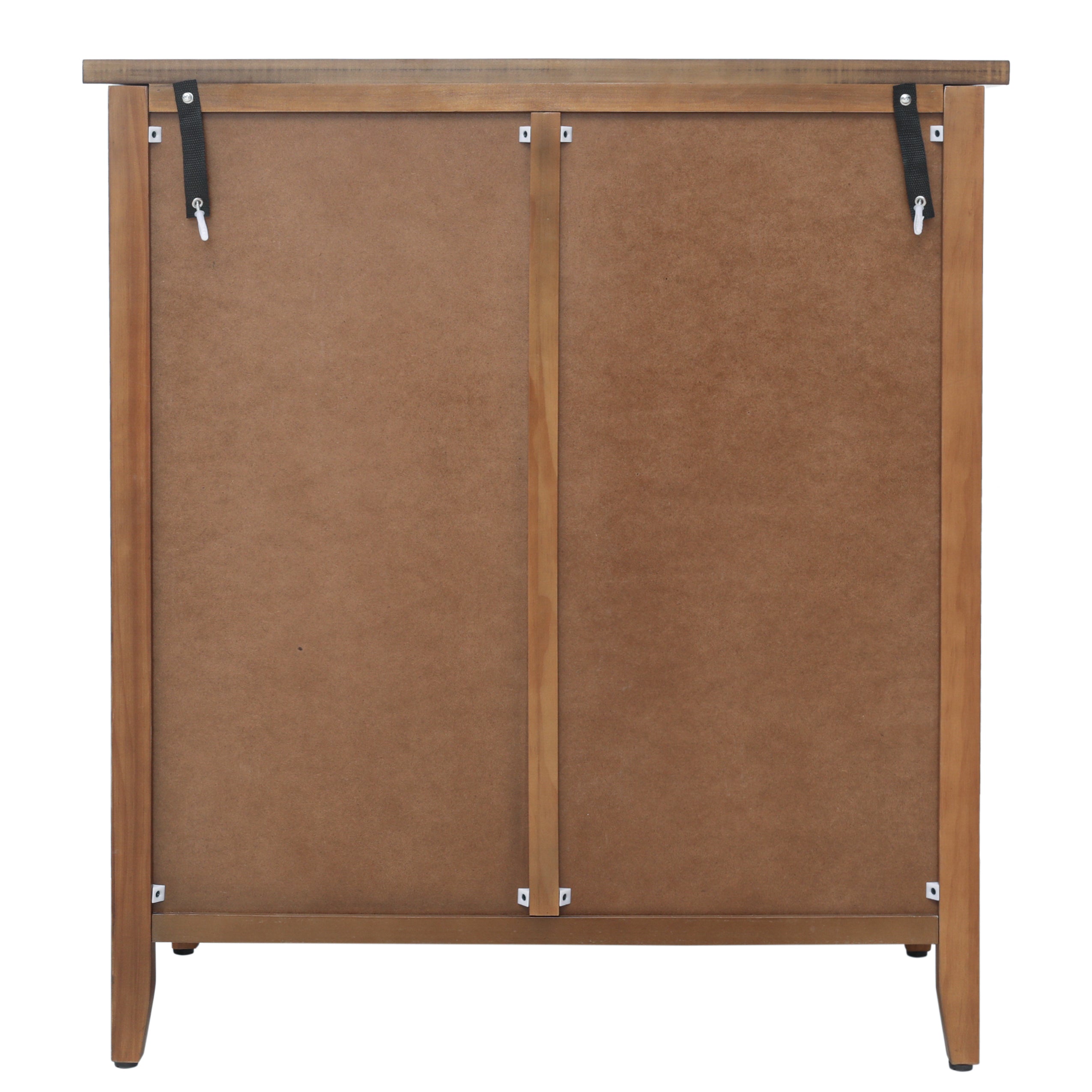 Antique Style 2 Door Cabinet - Walnut