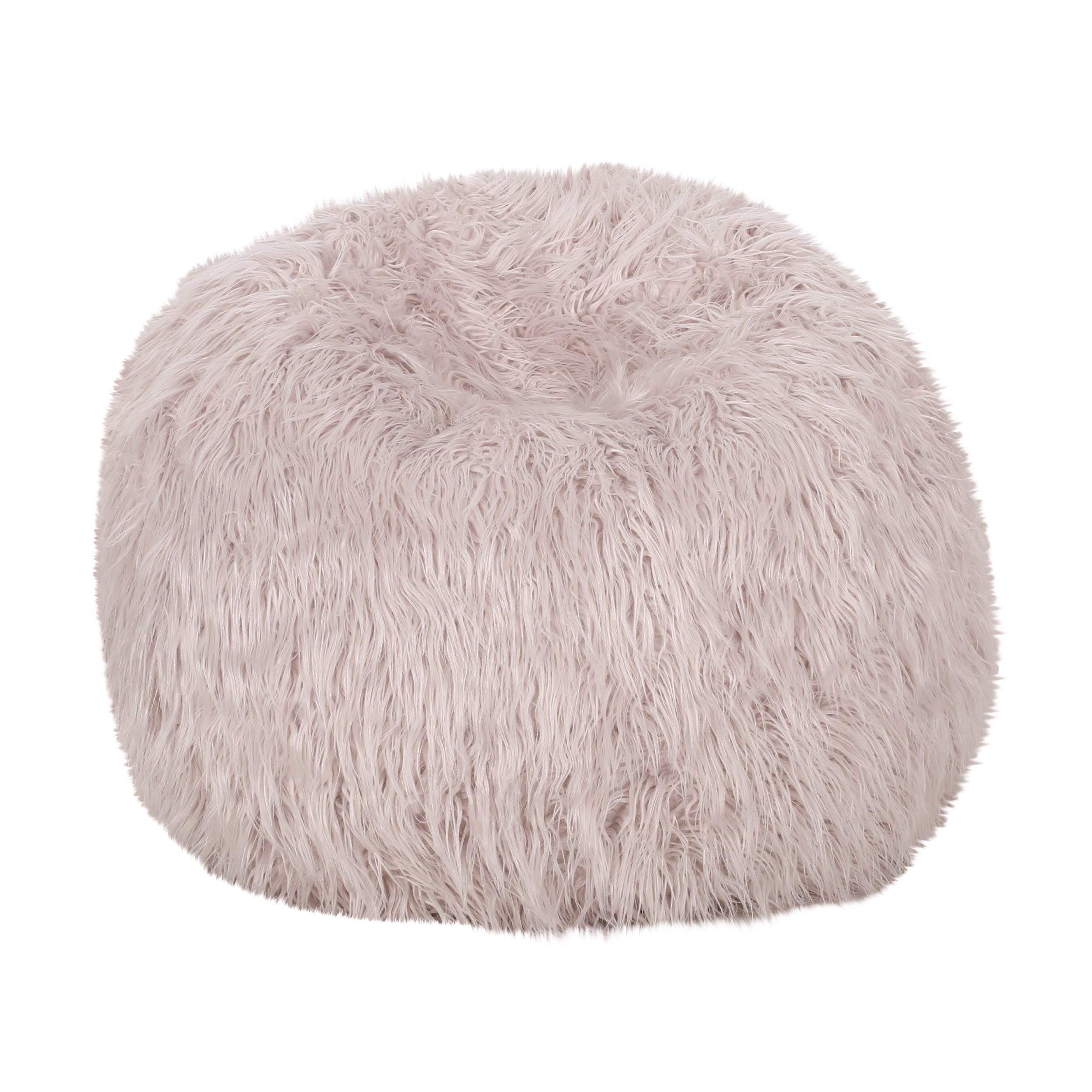 Faux Fur 3 Ft. Bean Bag - Purple