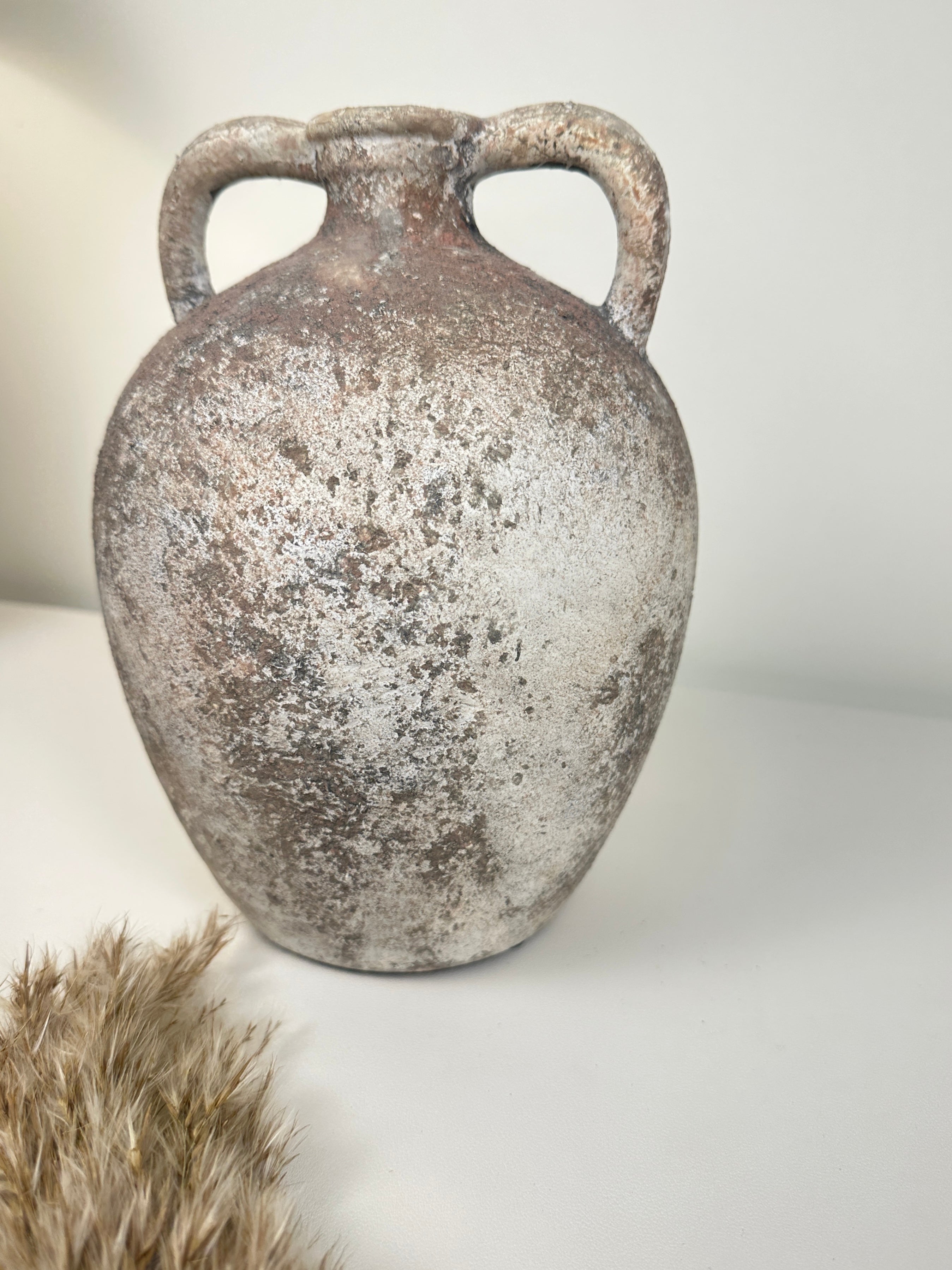 Rustic Ceramic Vase Textured Minimalist style 10’’ tall
