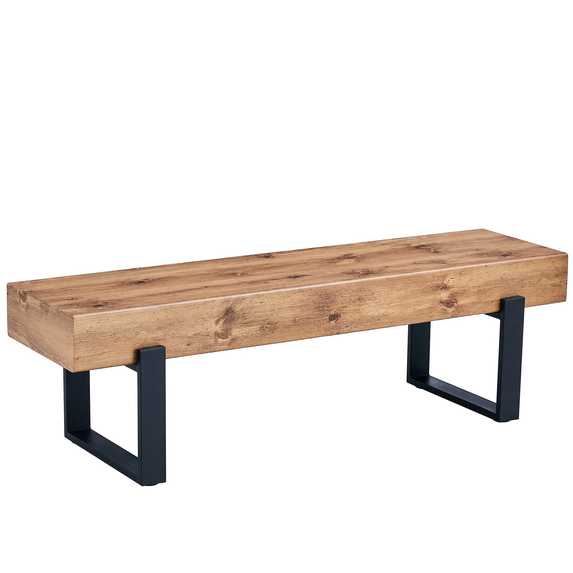 59" Dining Bench, Farmhouse Indoor Kitchen Table Benches, Bed Bench, Industrial Shoe Bench, Entryway Benches