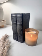 Set of 2 Decorative book Black with Box inside