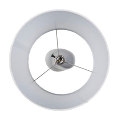 Asymmetrical Ceramic Table Lamp - Grey