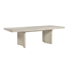 Beautiful Dining Table Antique White Finish Separate Extension Leaf Wooden Classic Furniture 1pc