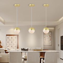 Pendant Light with Dimmable LED (Set of 3) - Gold