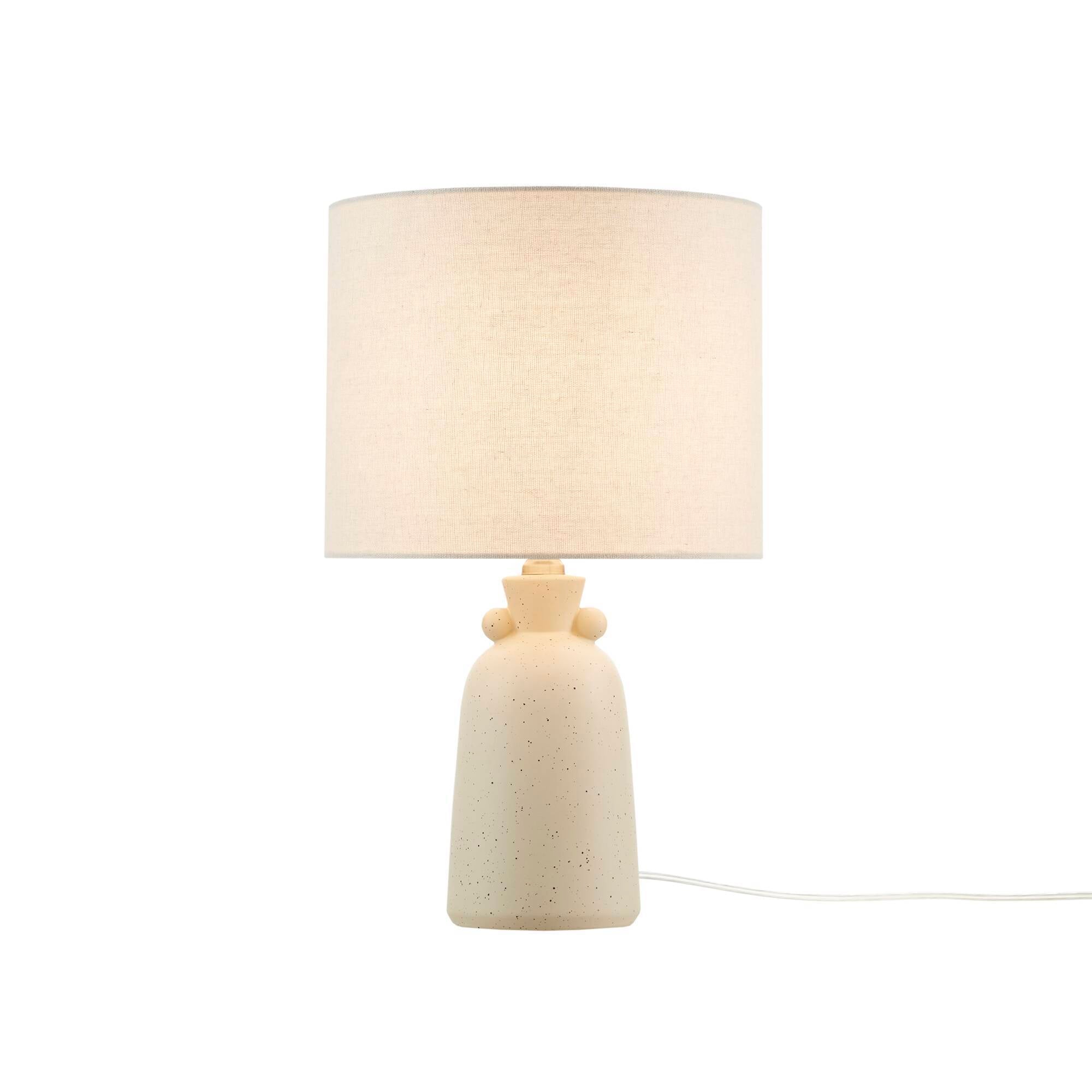 16" Ceramic Table Lamp - Cream