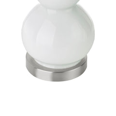 Covey Curved Glass Table Lamp (Set of 2) - White