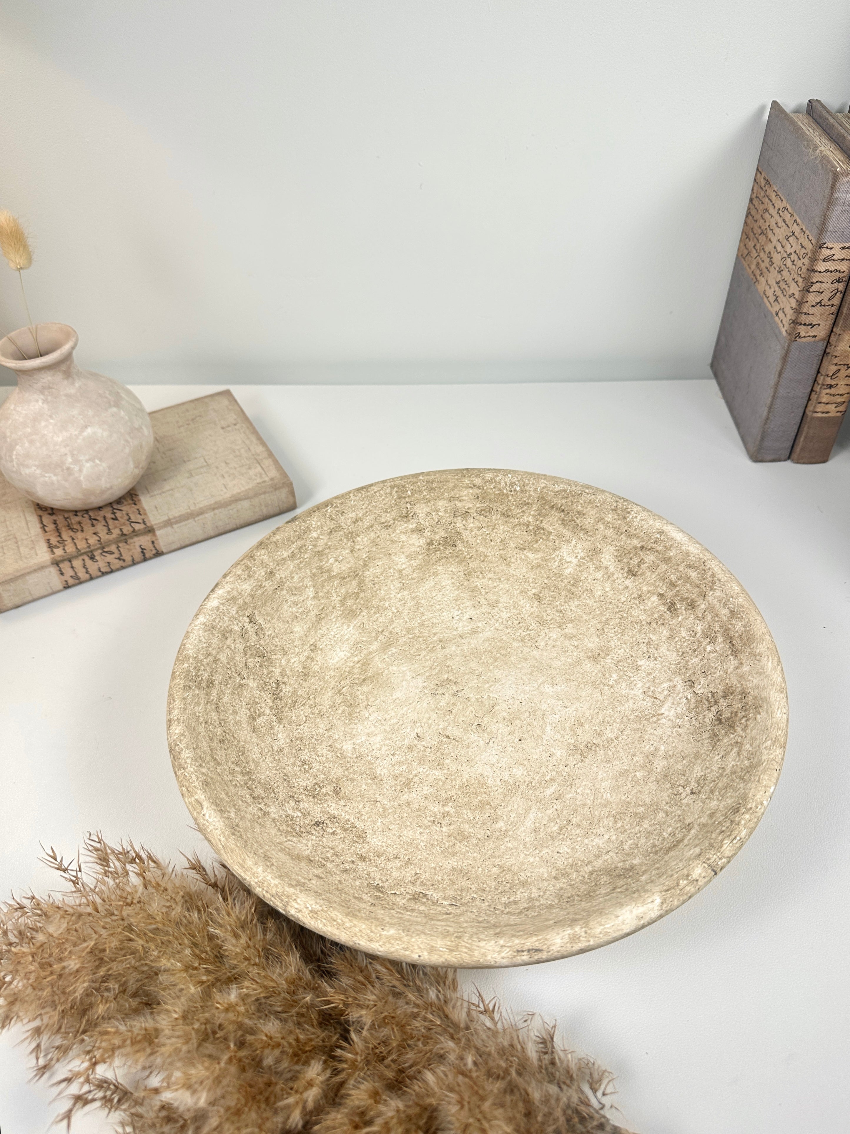 Organic Stone Decorative Tray 12x12x3’’