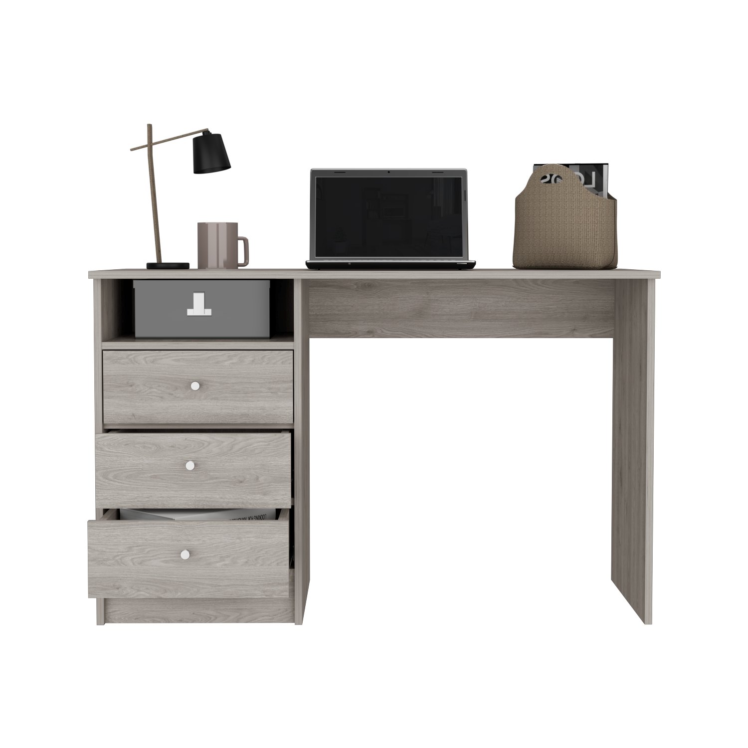 Computer Desk Fremont, Office - Light Gray