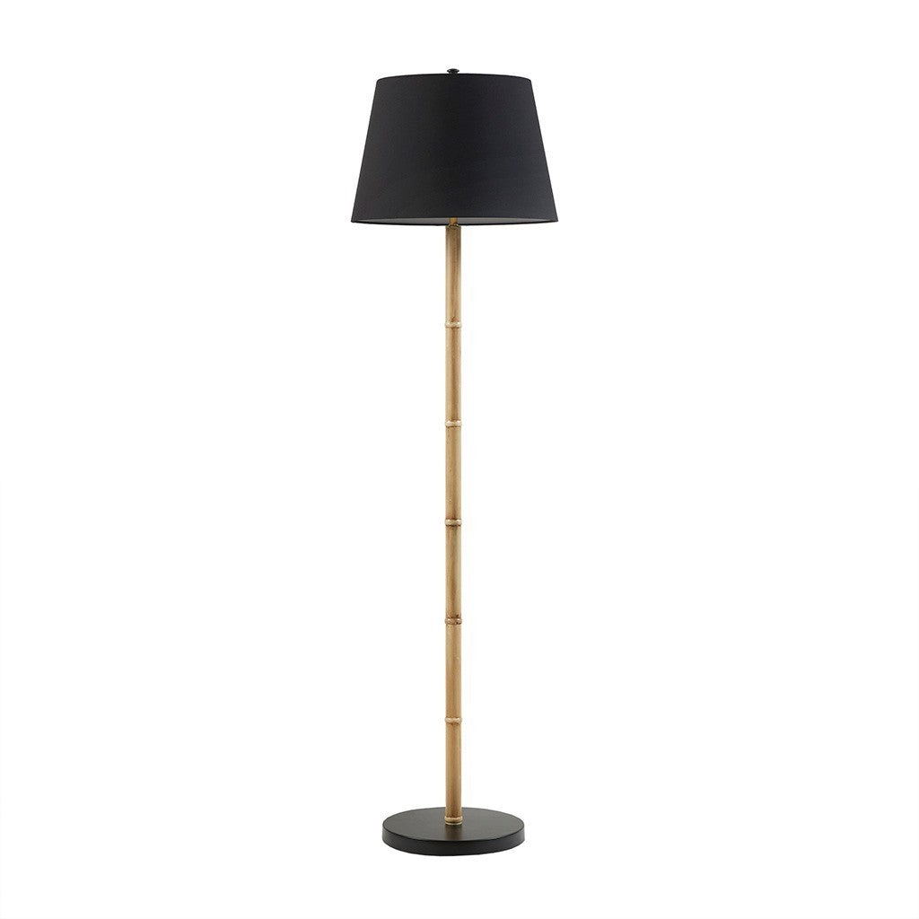 Nassau Metal Bamboo Floor Lamp 59.5"H