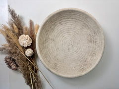 Organic Stone Decorative Tray 12x12x3’’ - Beige