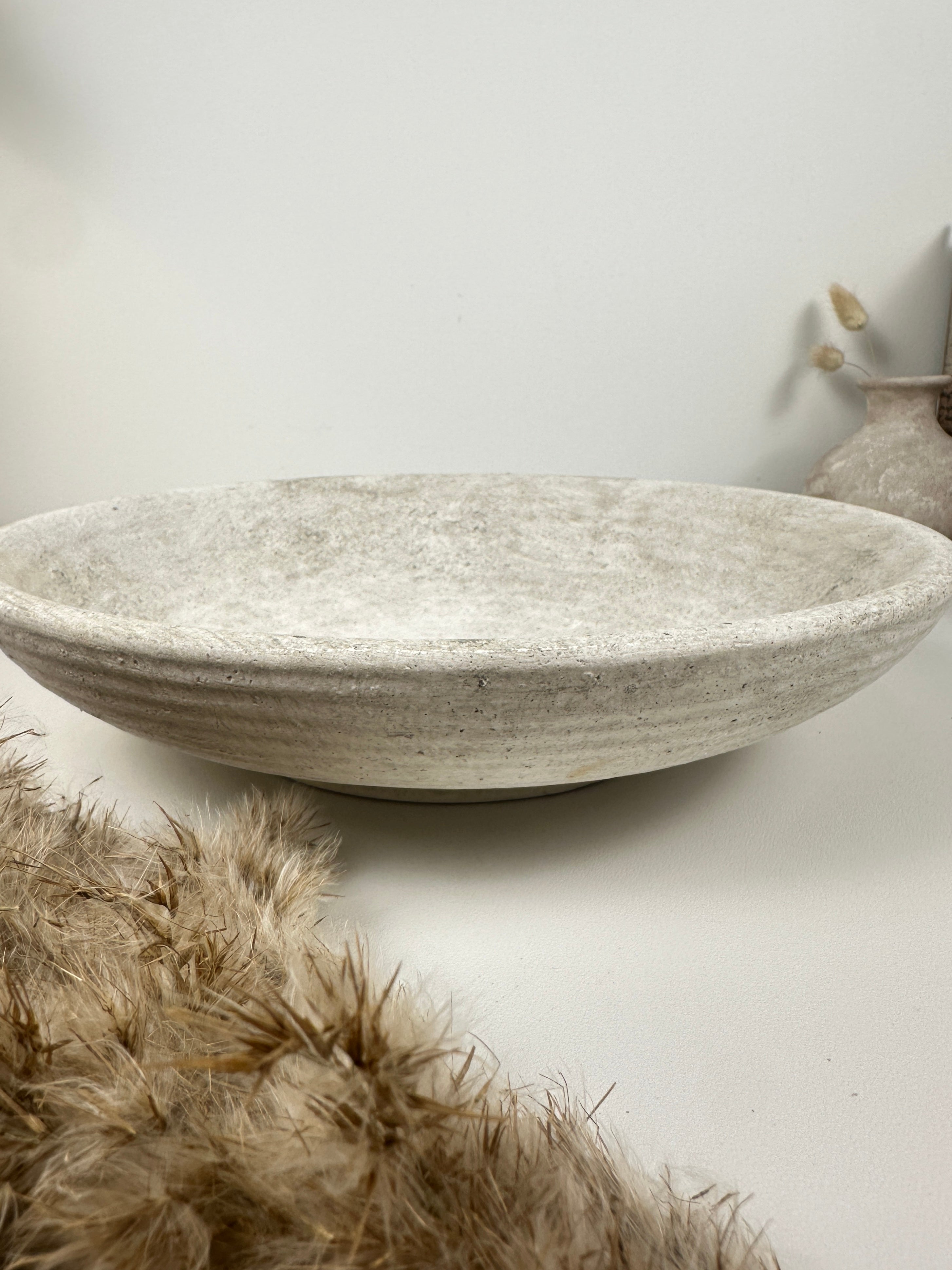 Organic Stone Decorative Tray 12x12x3’’
