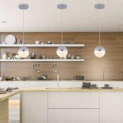 Pendant Light with Dimmable LED (Set of 3) - Chrome