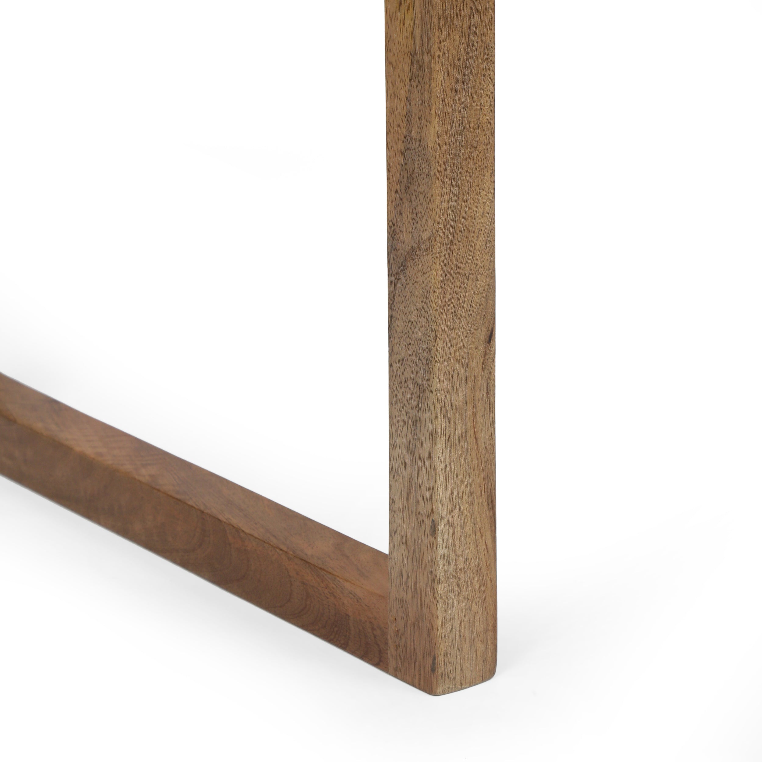 Contemporary Office Desk Mango Wood with drawer - Natural