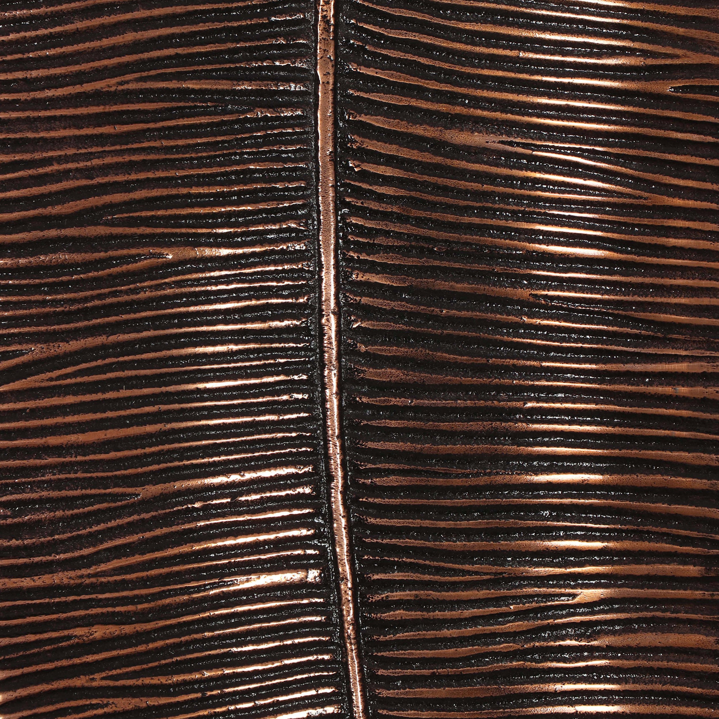Leaf Wall Decor Copper