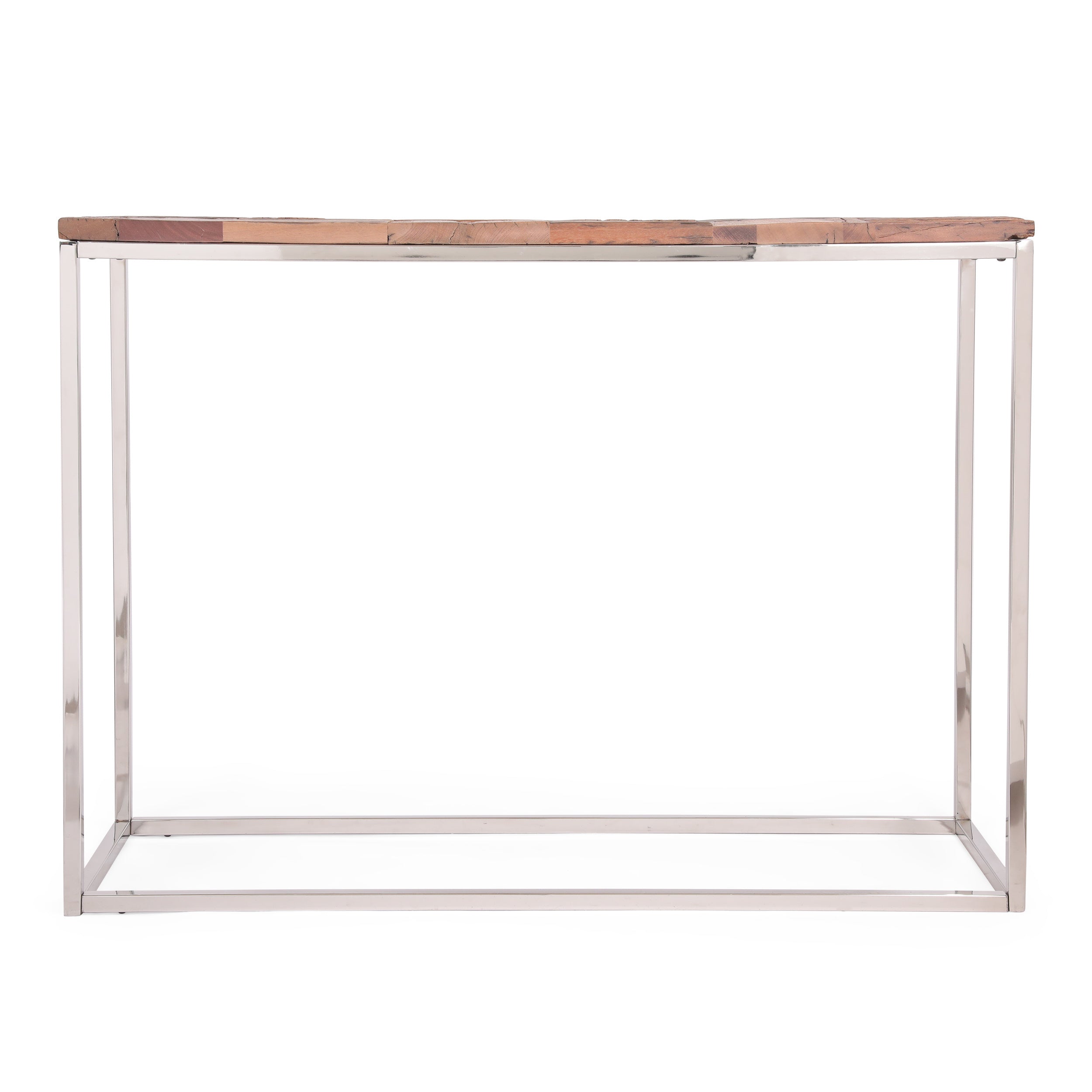 Natural Wood Color Handcrafted Console