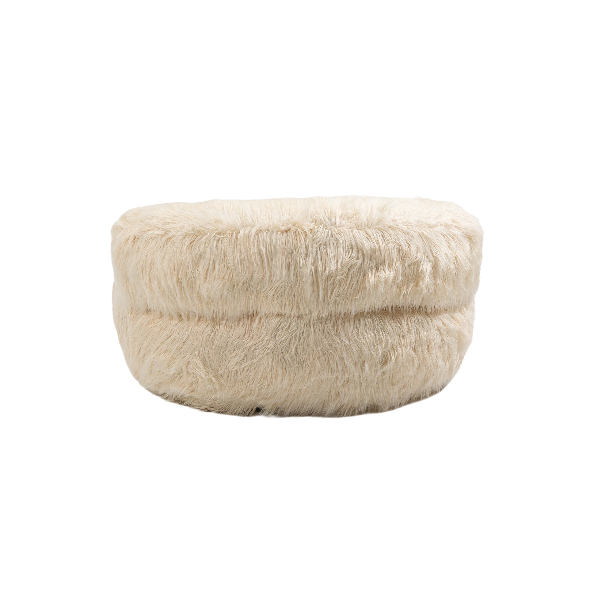 Bean Bag Chair Faux fur Lazy Sofa - Beige