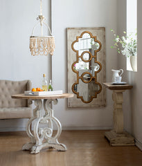 Classically Inspired Henley Decorative Mirror, French Country Style Wall Decor 58"x28" in