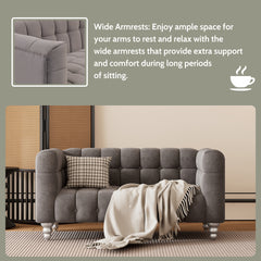 Modern 3-piece Sofa Set  - Grey