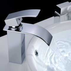 Contemporary Chrome Bathroom Faucet
