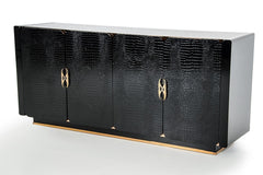 Modern Black & Rosegold Buffet
