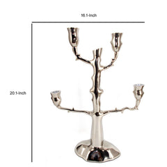 Tree Candle Holder - Copper Aluminum