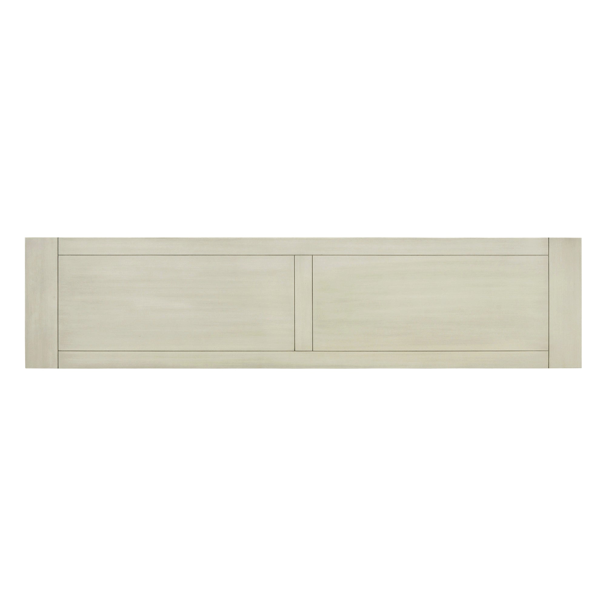 63" Long Console Table with Drawers and Shelf for Entryway, Hallway, Living Room - Antique White