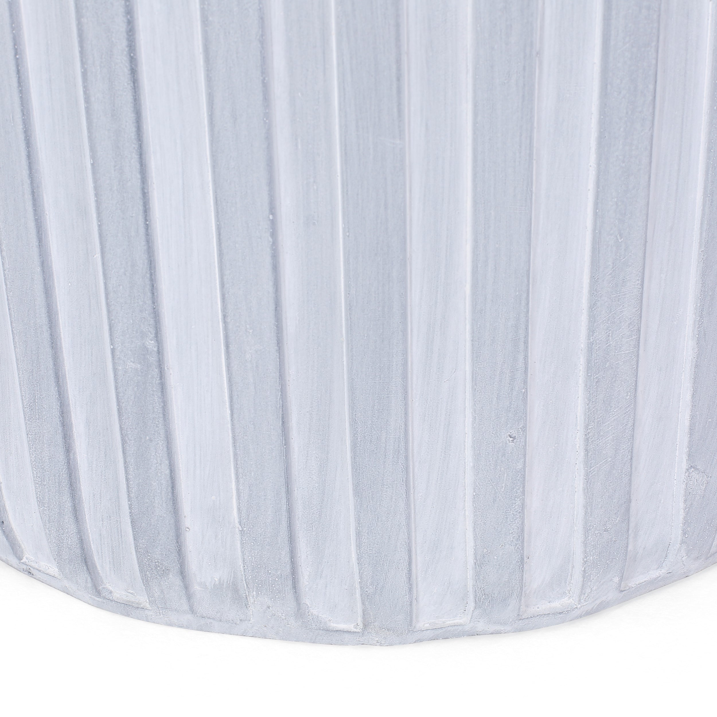 Lightweight Concrete Side Table - Indoor or outdoor - Light Blue