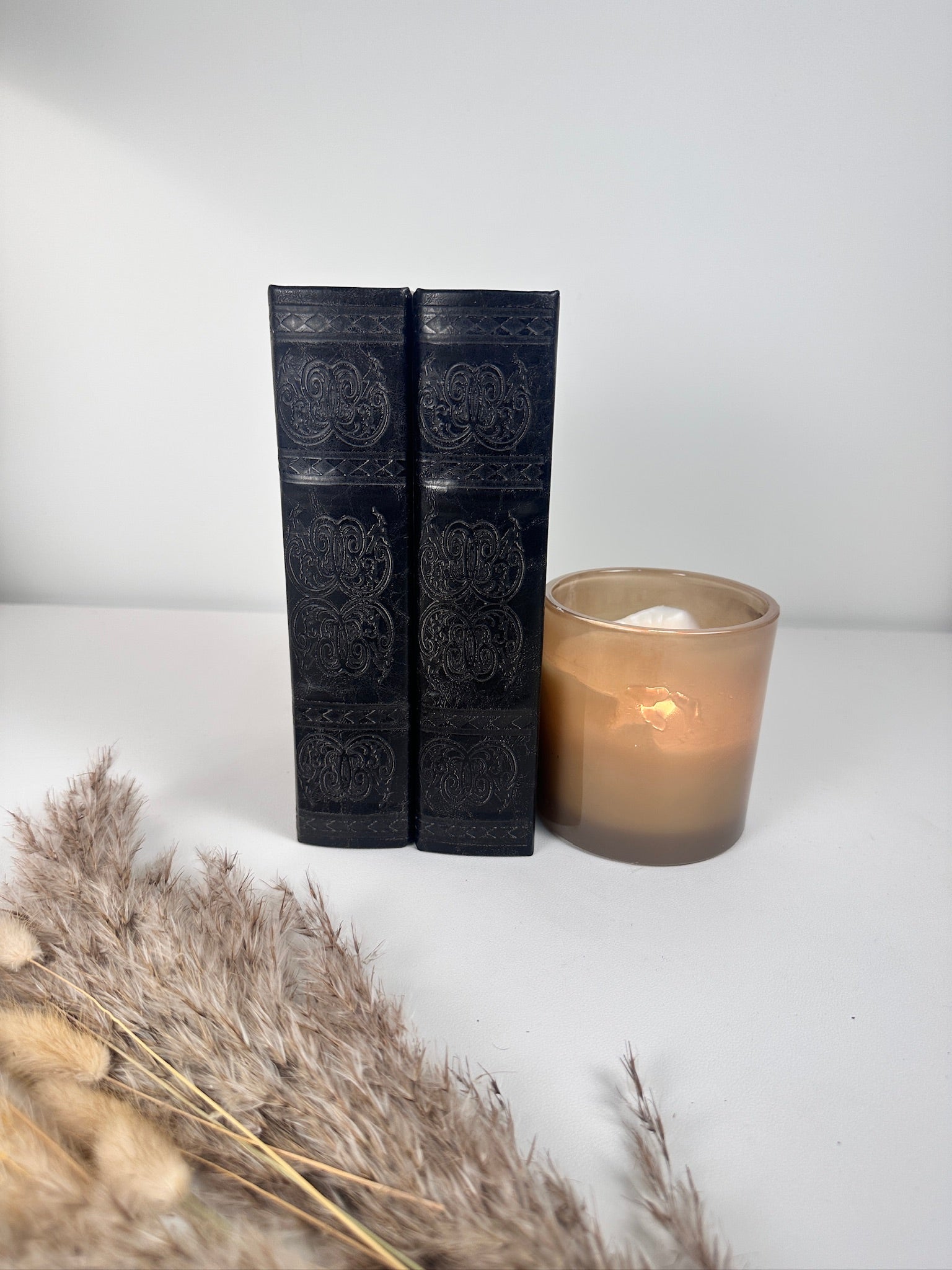 Set of 2 Decorative book Black with Box inside