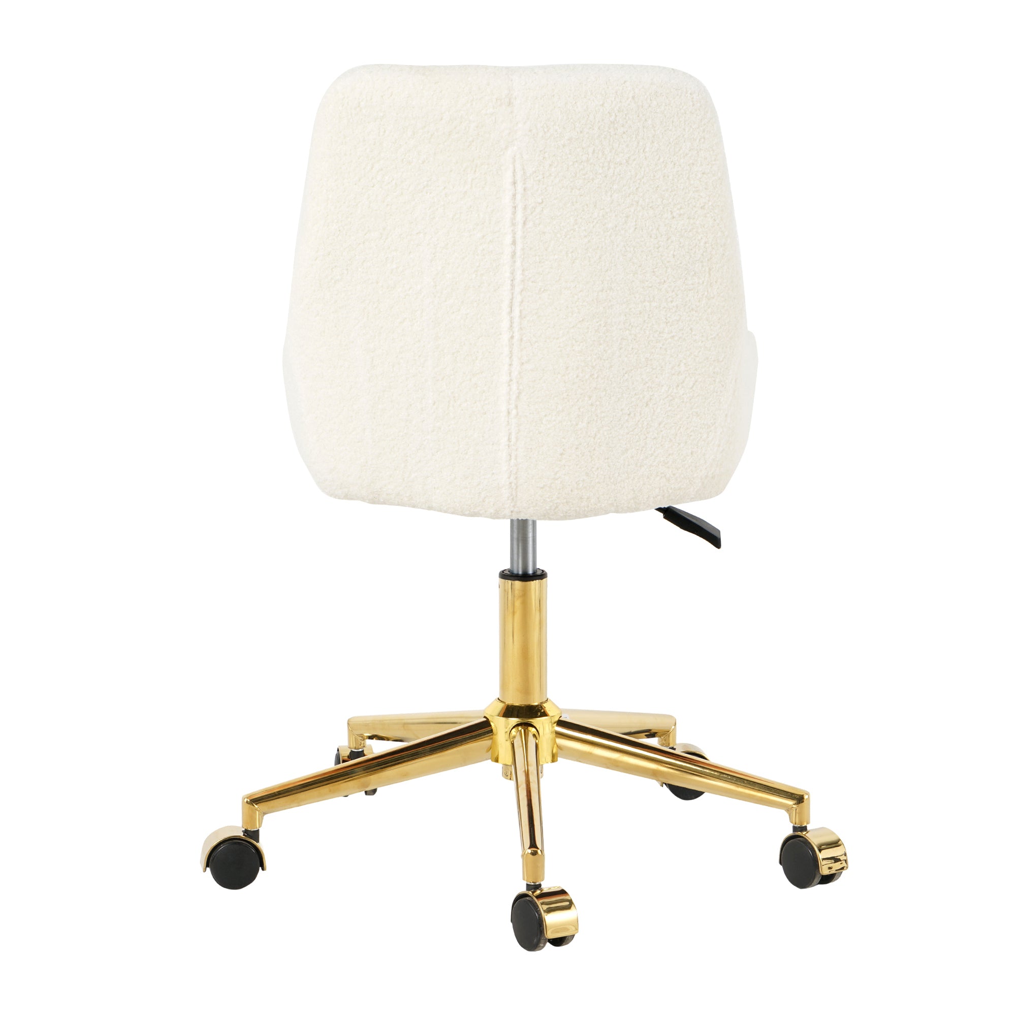 Modern Teddy Fleece Fabric with Gold Legs