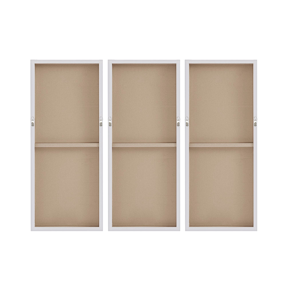 Hand Embellished 3-Piece Canvas Wall Art Set