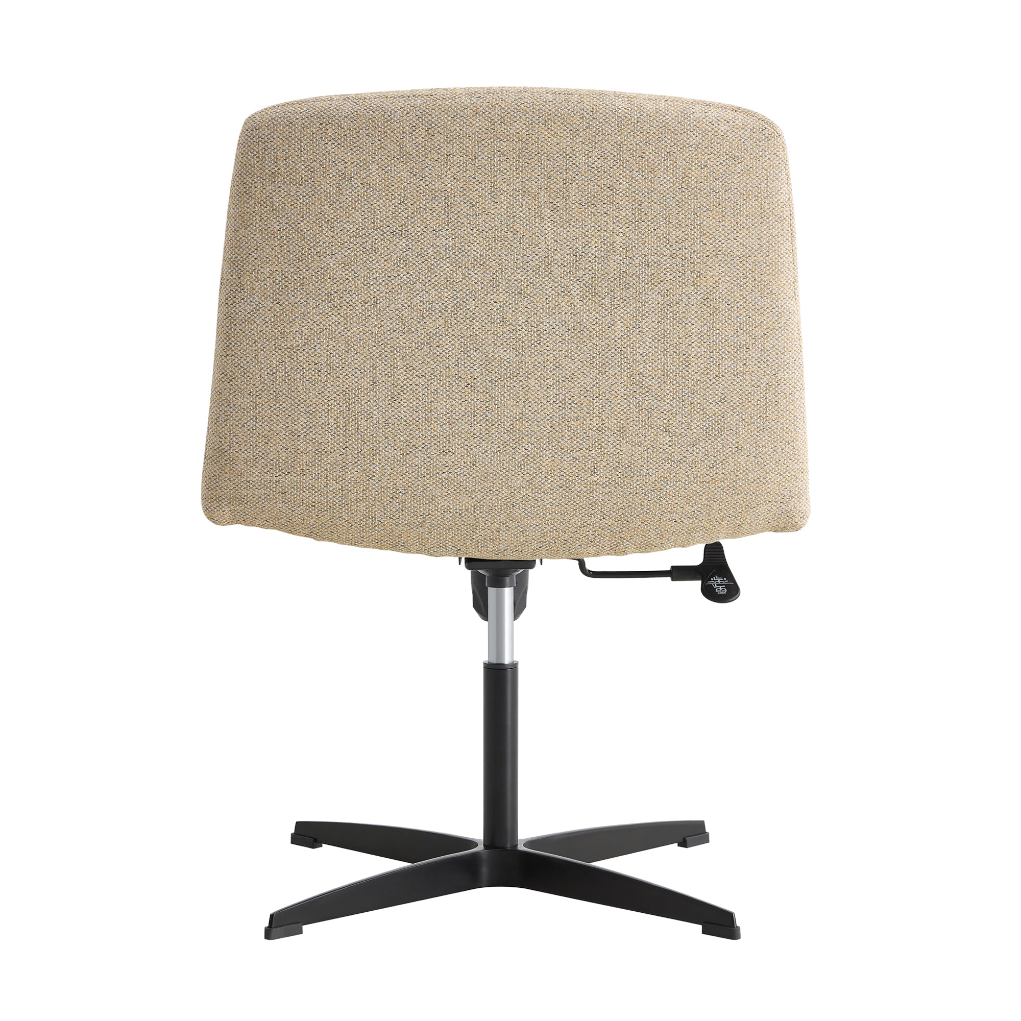 Chair Office Chair Adjustable 360 ° Swivel Cushion Chair - Linen Beige