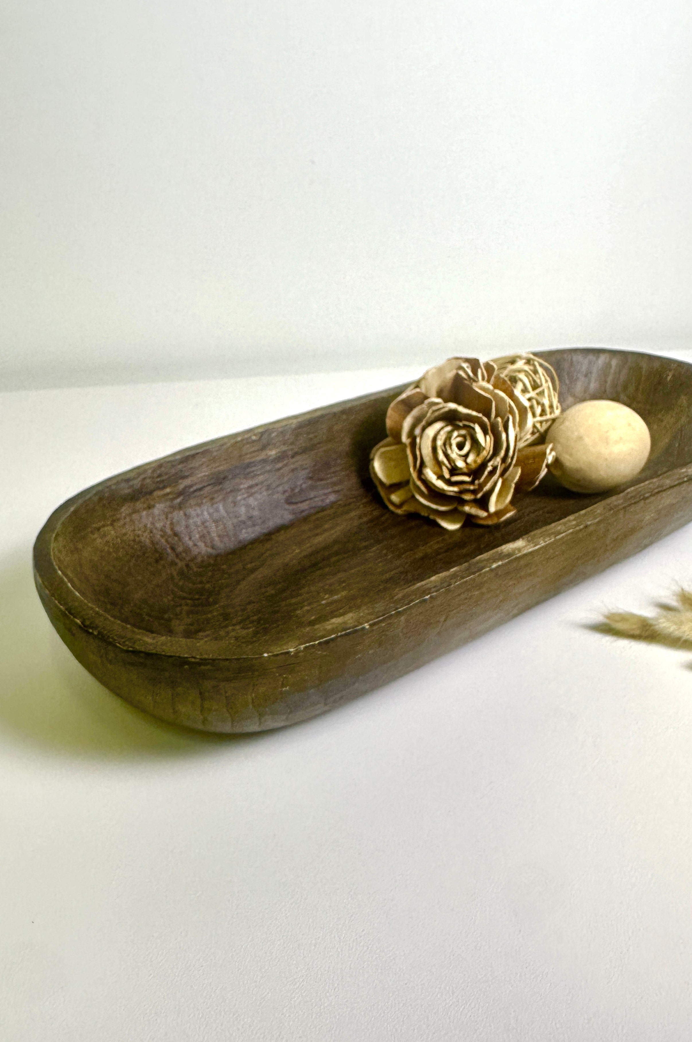Rustic Wood Decorative Tray