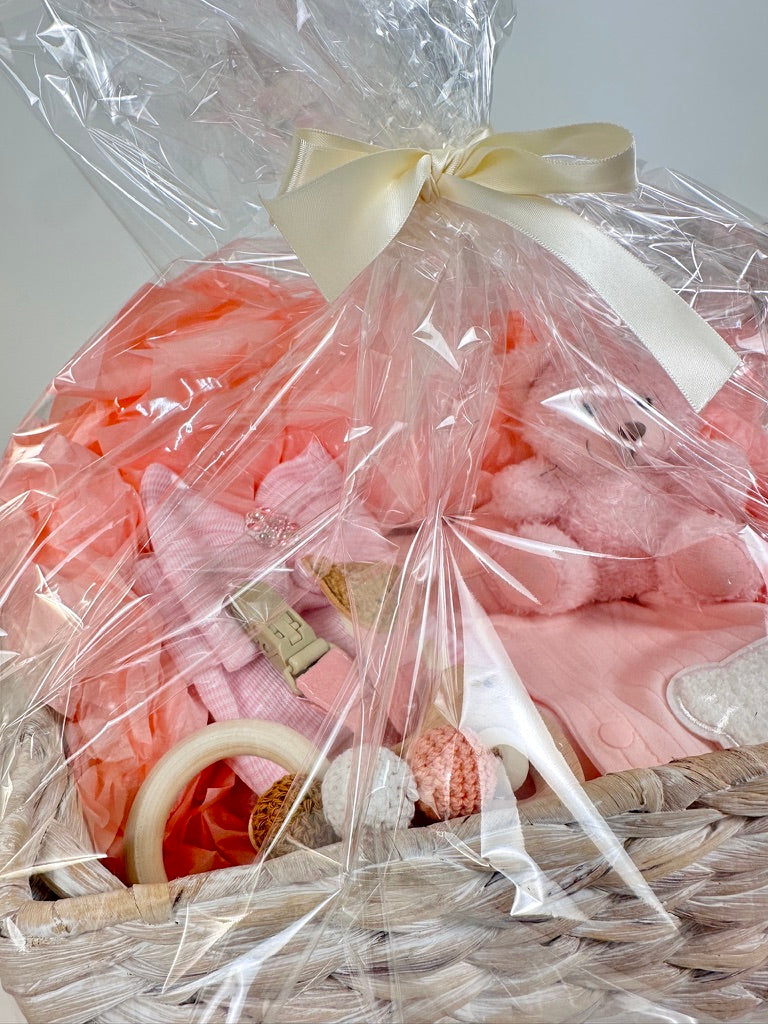 LUXURY BABY GIFT BAG - Pink - Set of 6