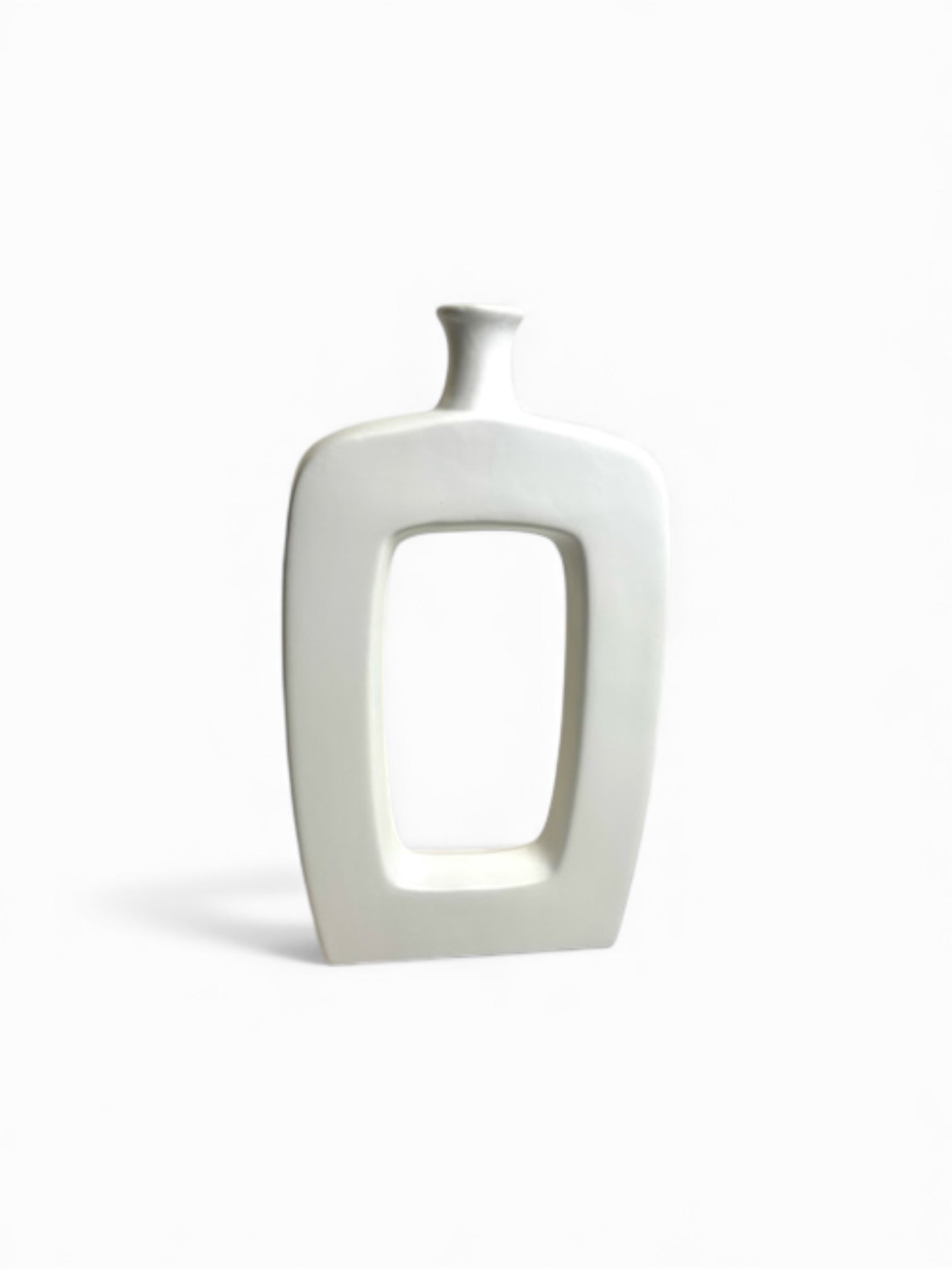 Modern Contemporary Coastal Ceramic Vase 14”